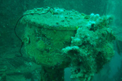 Details am Wrack der Vis